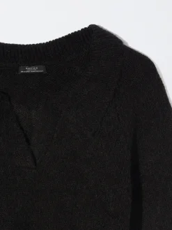 PARFOIS Jersey De Punto Cropped Negro Discount
