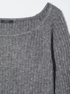 PARFOIS Jersey De Punto Cropped Gris Clearance