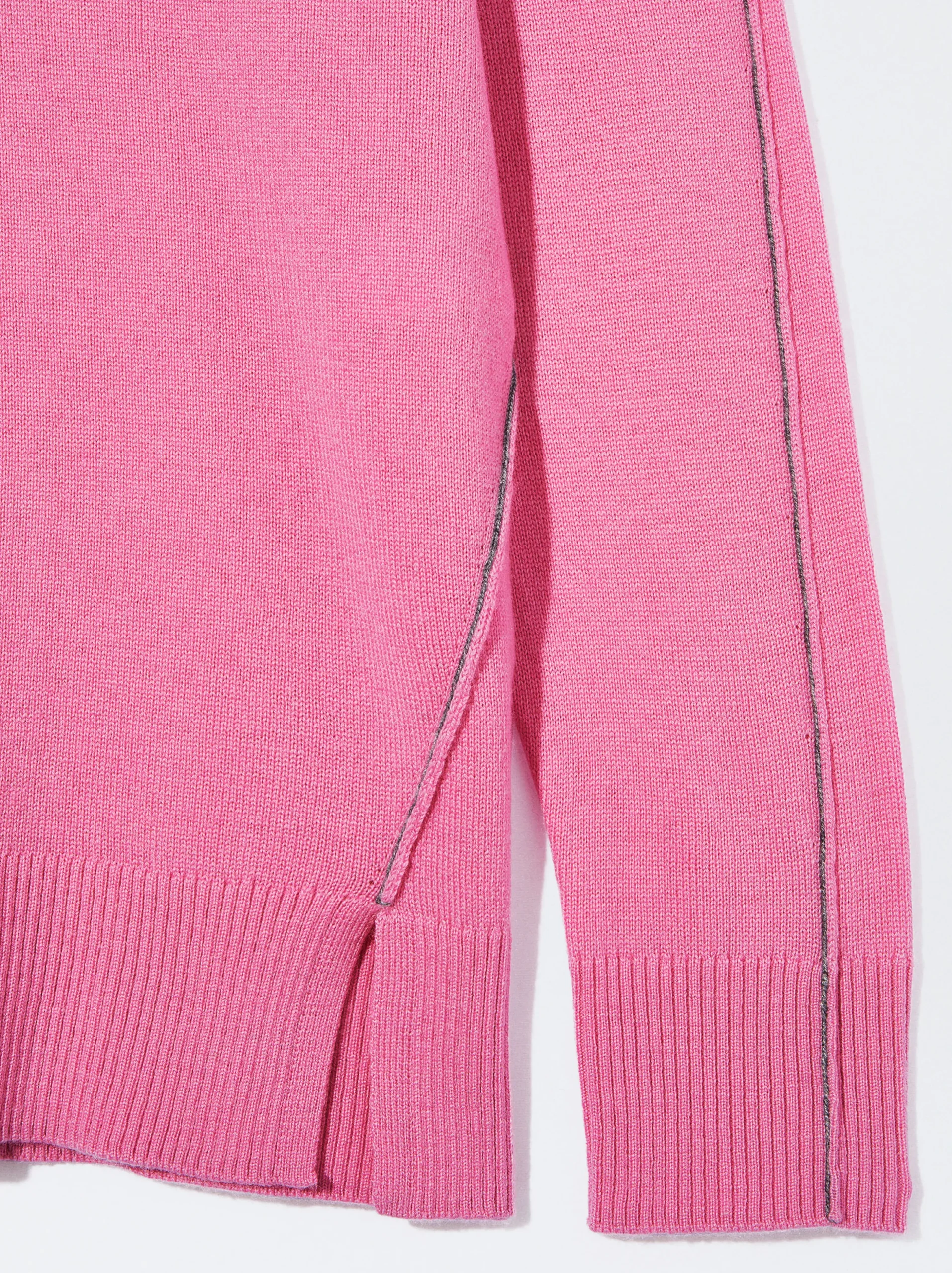 PARFOIS Jersey De Punto Cuello De Pico Rosa Store