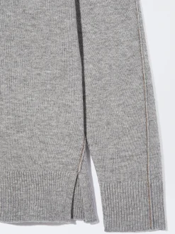 PARFOIS Jersey De Punto Cuello De Pico Gris Flash Sale
