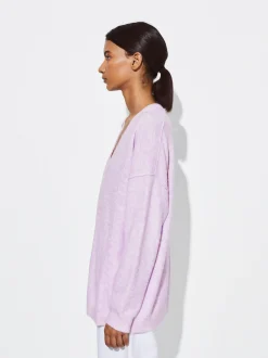 PARFOIS Jersey De Punto Cuello De Pico Violeta Best