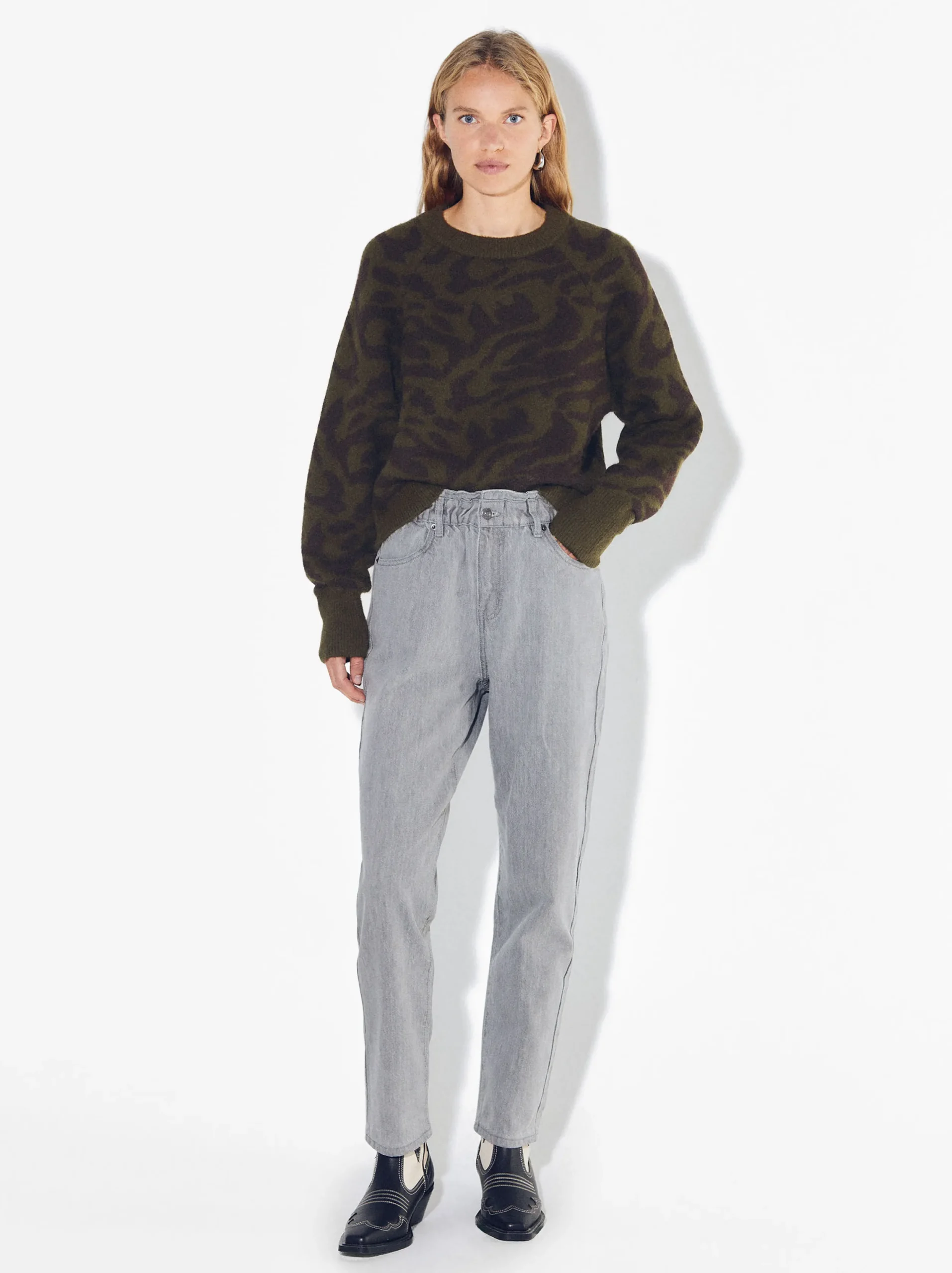 PARFOIS Jersey De Punto Estampado Multicor Outlet