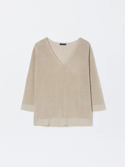 PARFOIS Jersey De Punto Metalizado Crudo Cheap