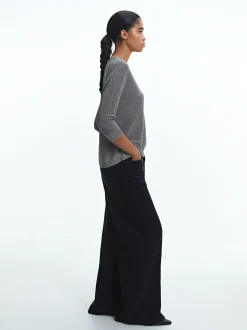 PARFOIS Jersey De Punto Metalizado Gris Store