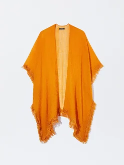 PARFOIS Kaftan Con Flecos Naranja Cheap