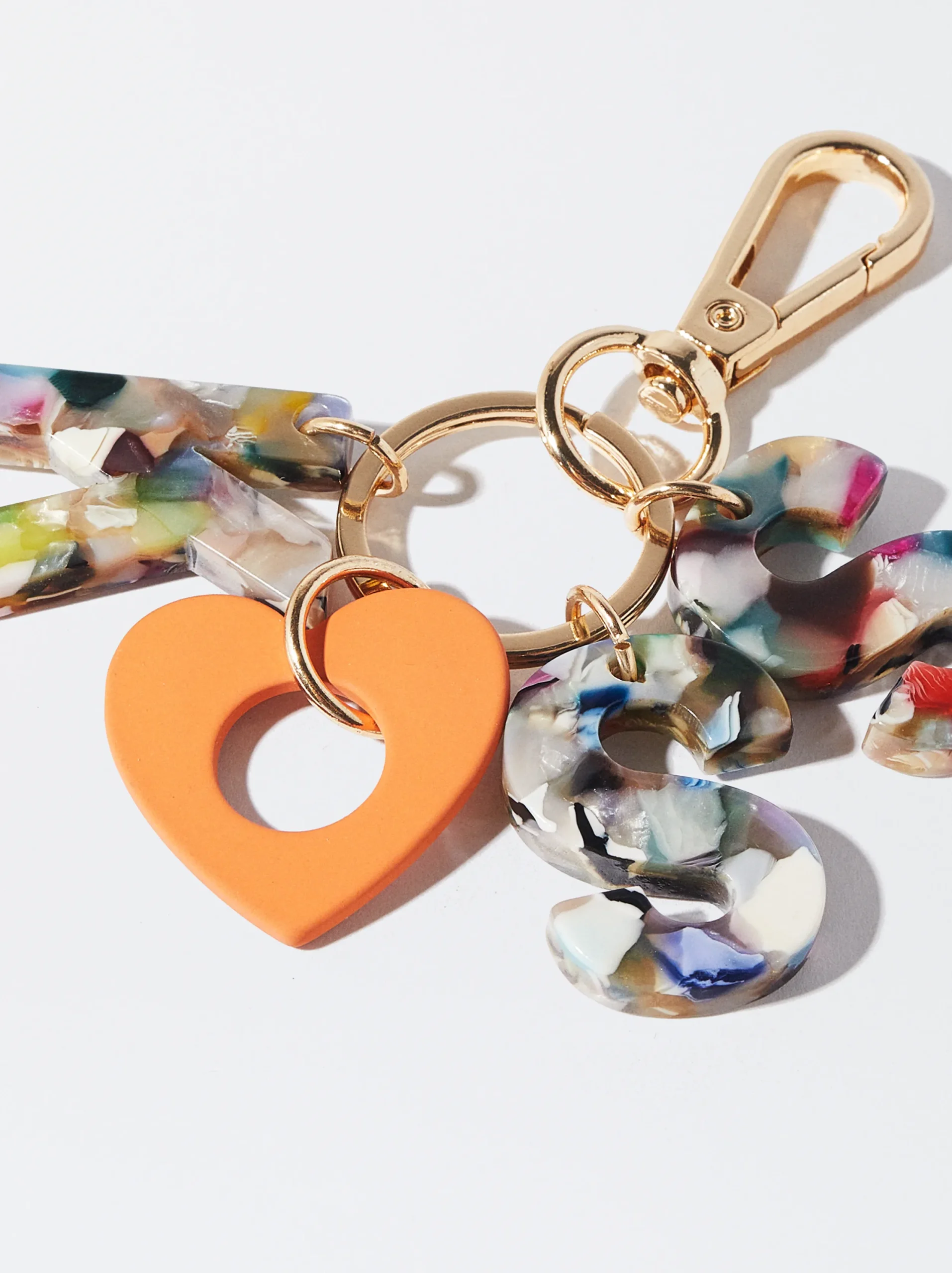 PARFOIS Llavero Corazón Multicor Clearance