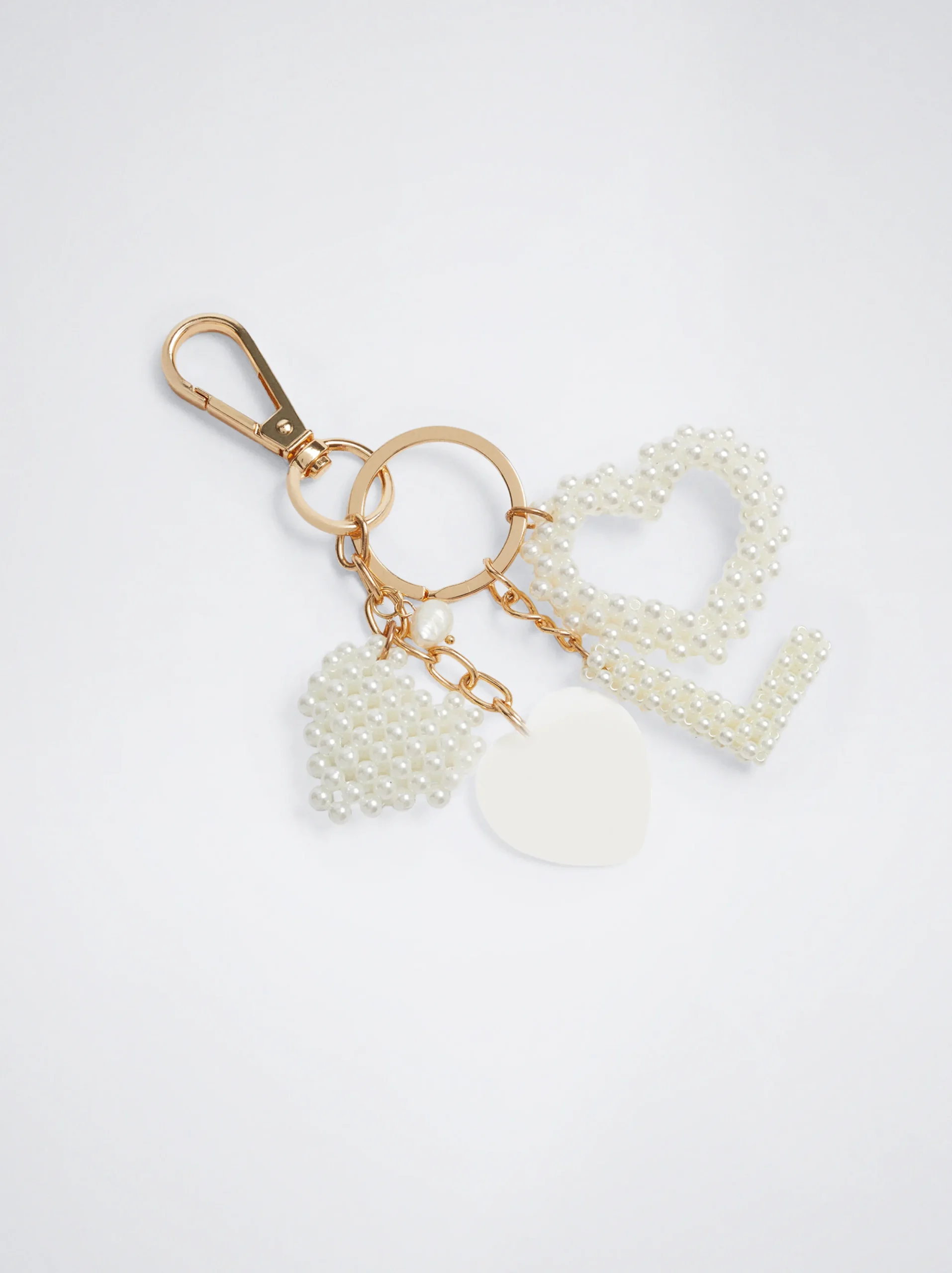 PARFOIS Llavero Corazones Beige Discount