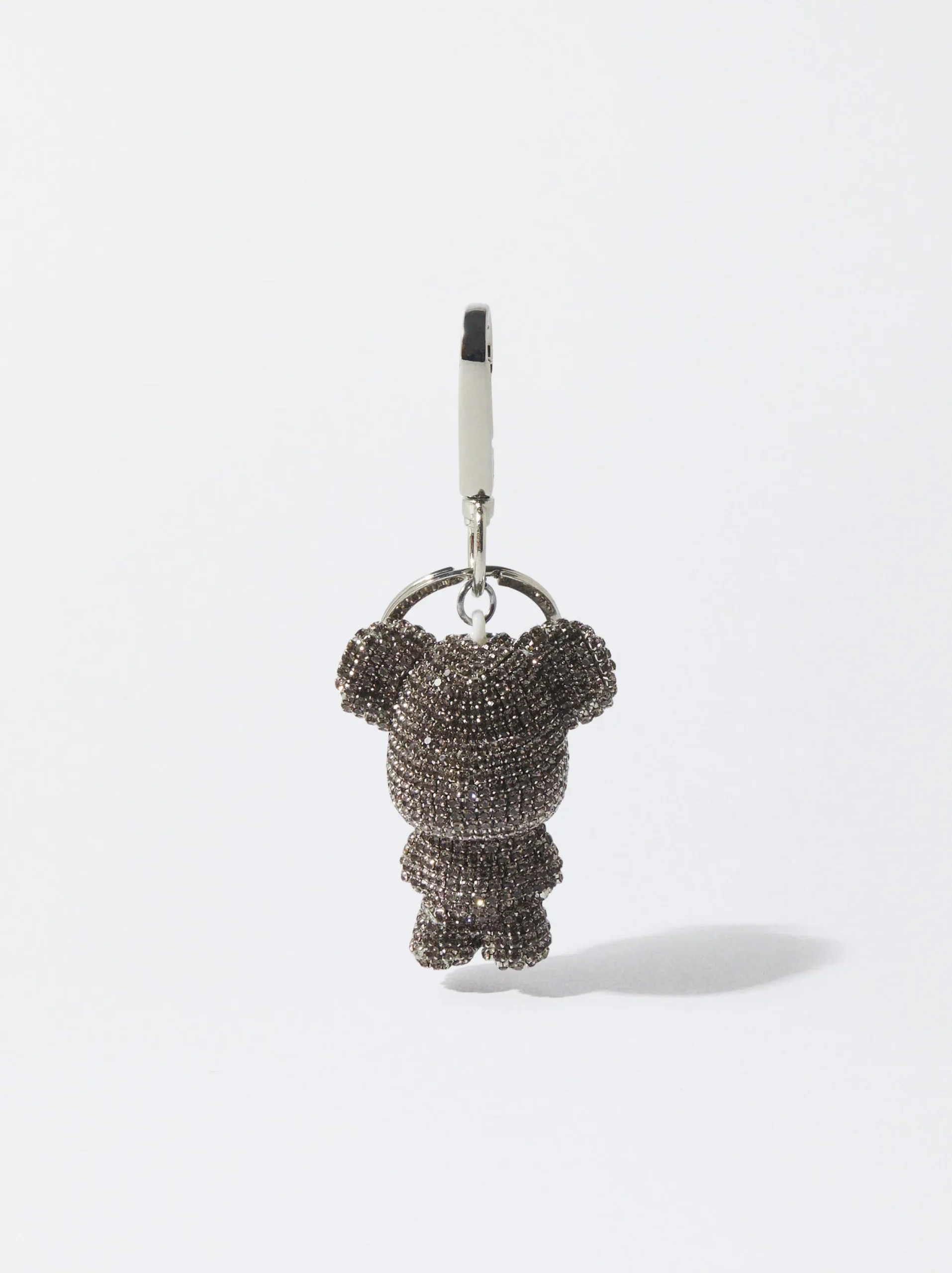 PARFOIS Llavero Oso Cristales Plateado Shop