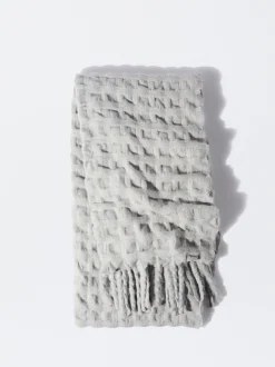 PARFOIS Maxi Bufanda Con Flecos Gris Best