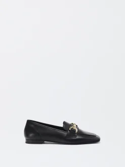 PARFOIS Mocasín De Piel Con Hebilla Negro Shop