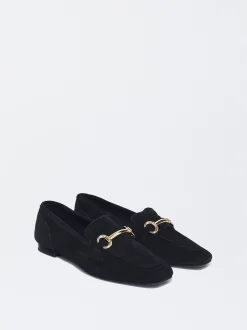 PARFOIS Mocasín De Piel Con Hebilla Negro Best