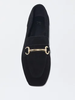 PARFOIS Mocasín De Piel Con Hebilla Negro Best