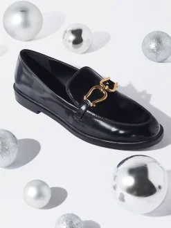 PARFOIS Mocasín Plano Hebilla Negro Clearance