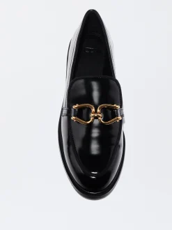 PARFOIS Mocasín Plano Hebilla Negro Clearance