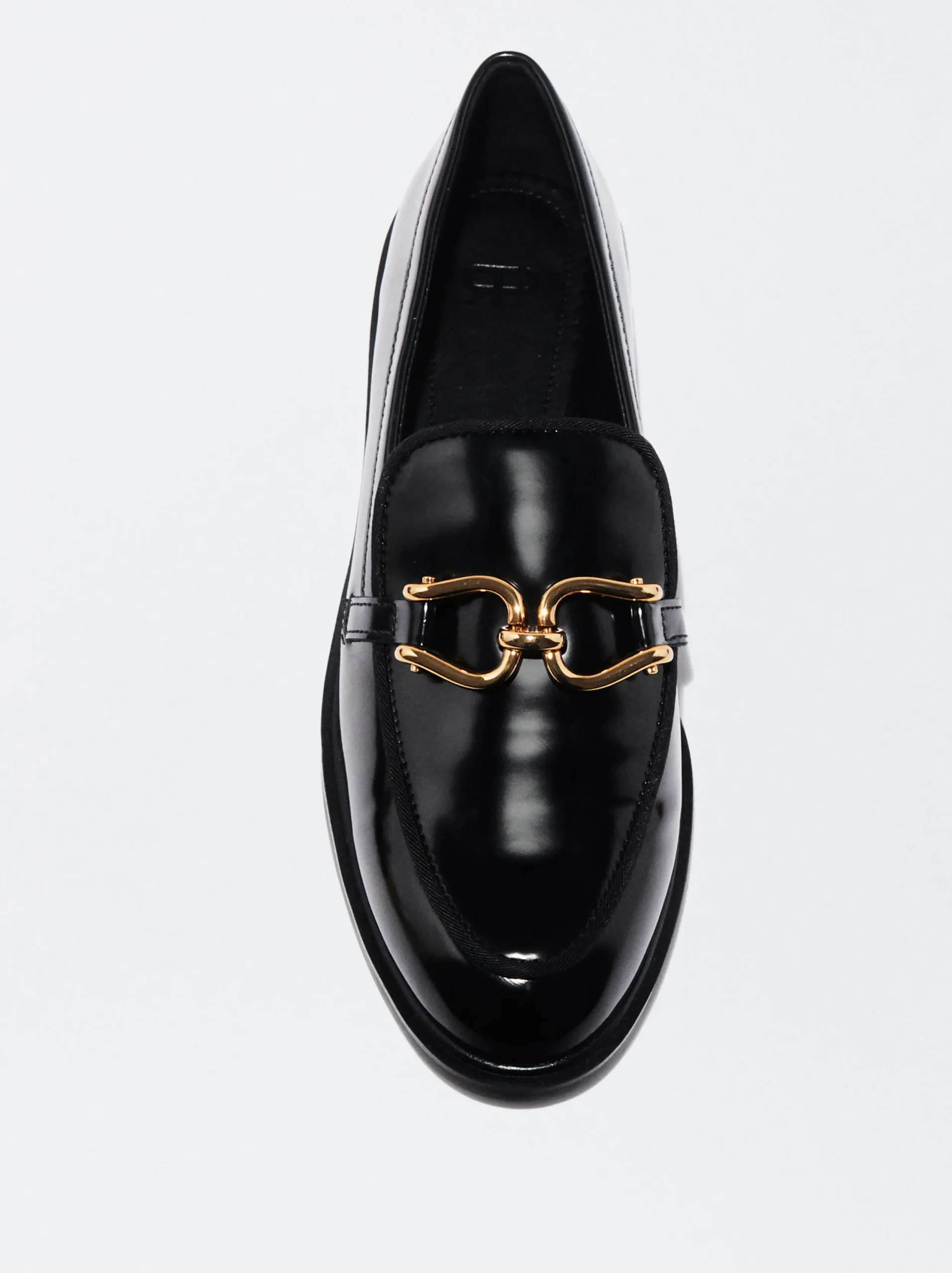 PARFOIS Mocasín Plano Hebilla Negro Clearance