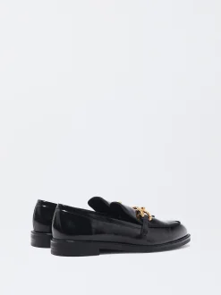 PARFOIS Mocasín Plano Hebilla Negro Clearance