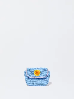 PARFOIS Monedero Con Abalorios Azul Cheap