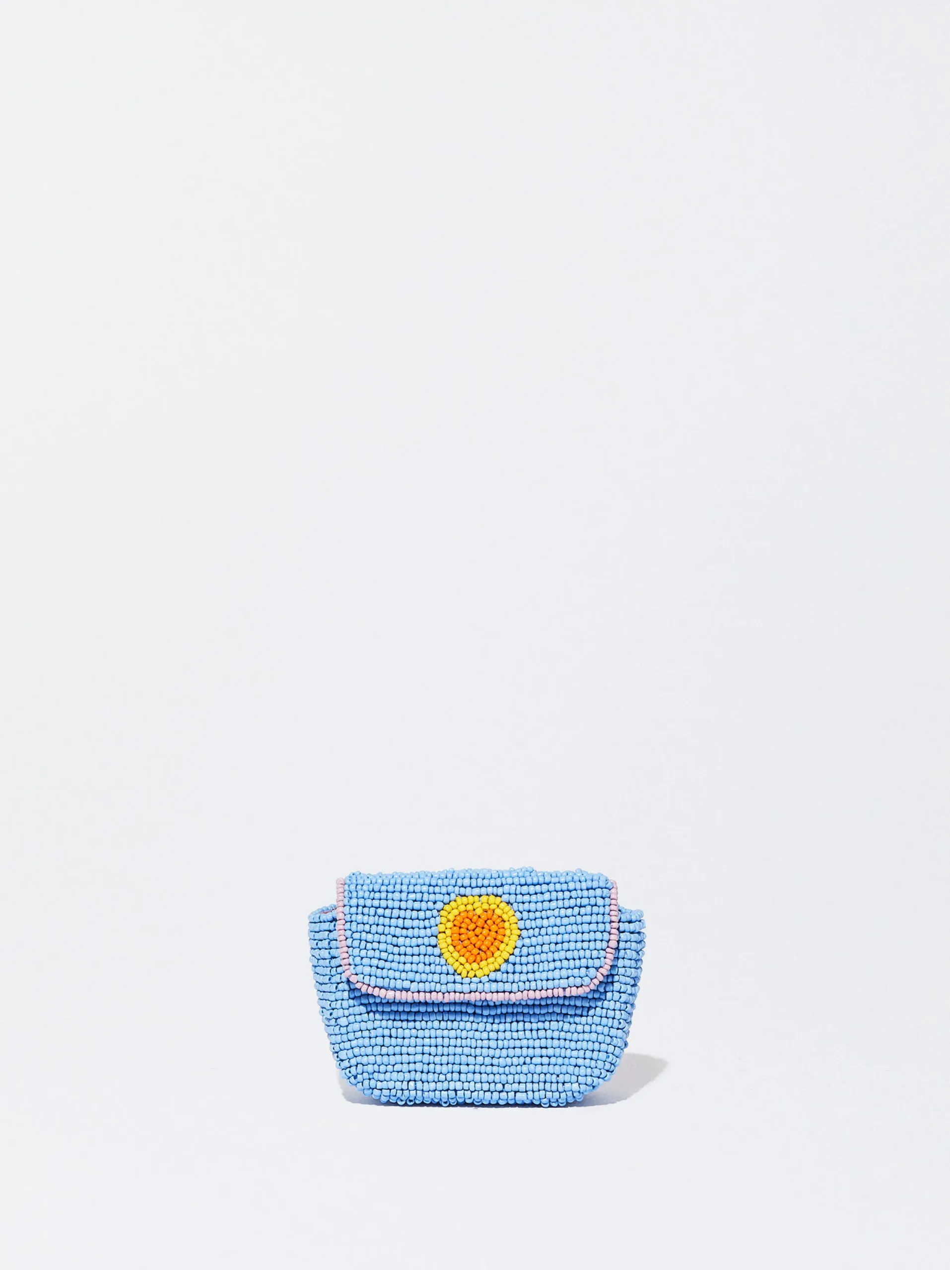 PARFOIS Monedero Con Abalorios Azul Cheap
