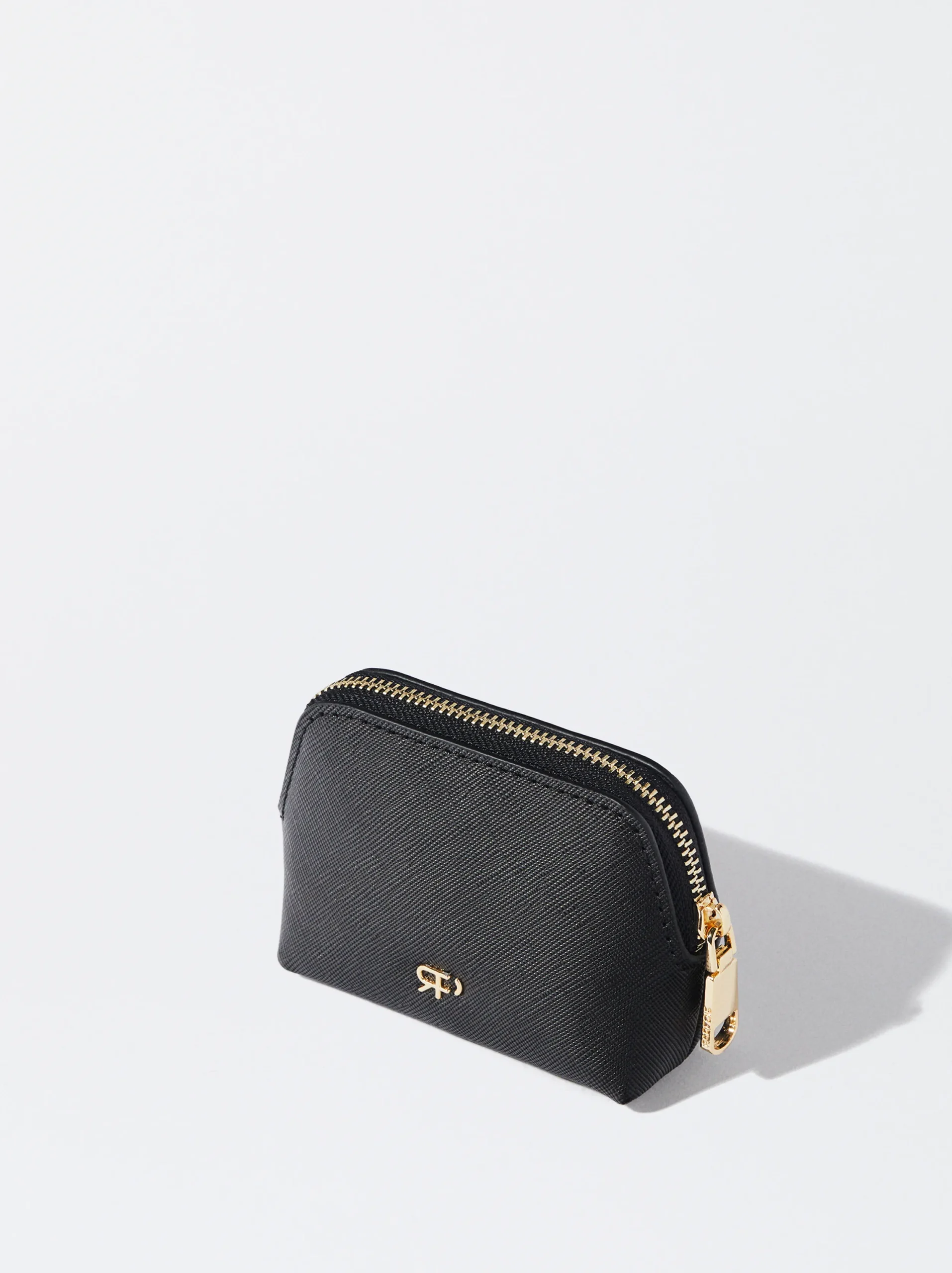 PARFOIS Monedero Con Cremallera Negro Fashion