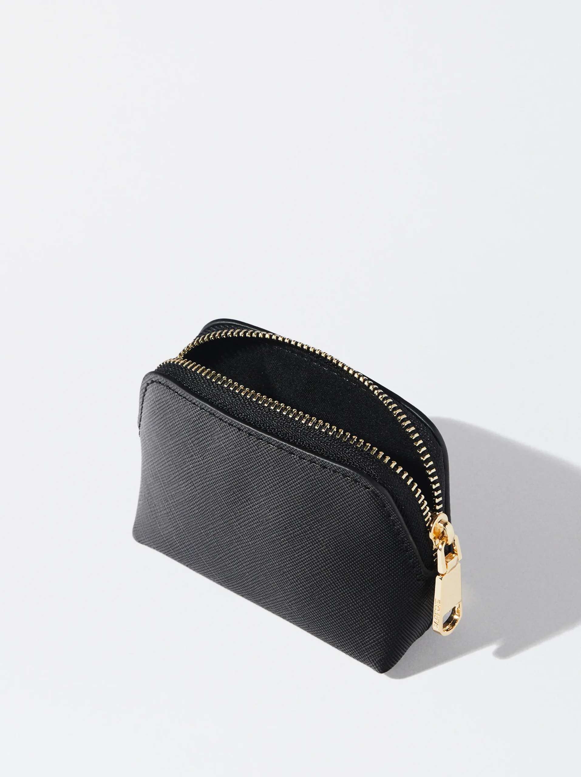 PARFOIS Monedero Con Cremallera Negro Fashion