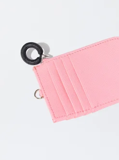 PARFOIS Monedero Con Cremallera Rosa Hot