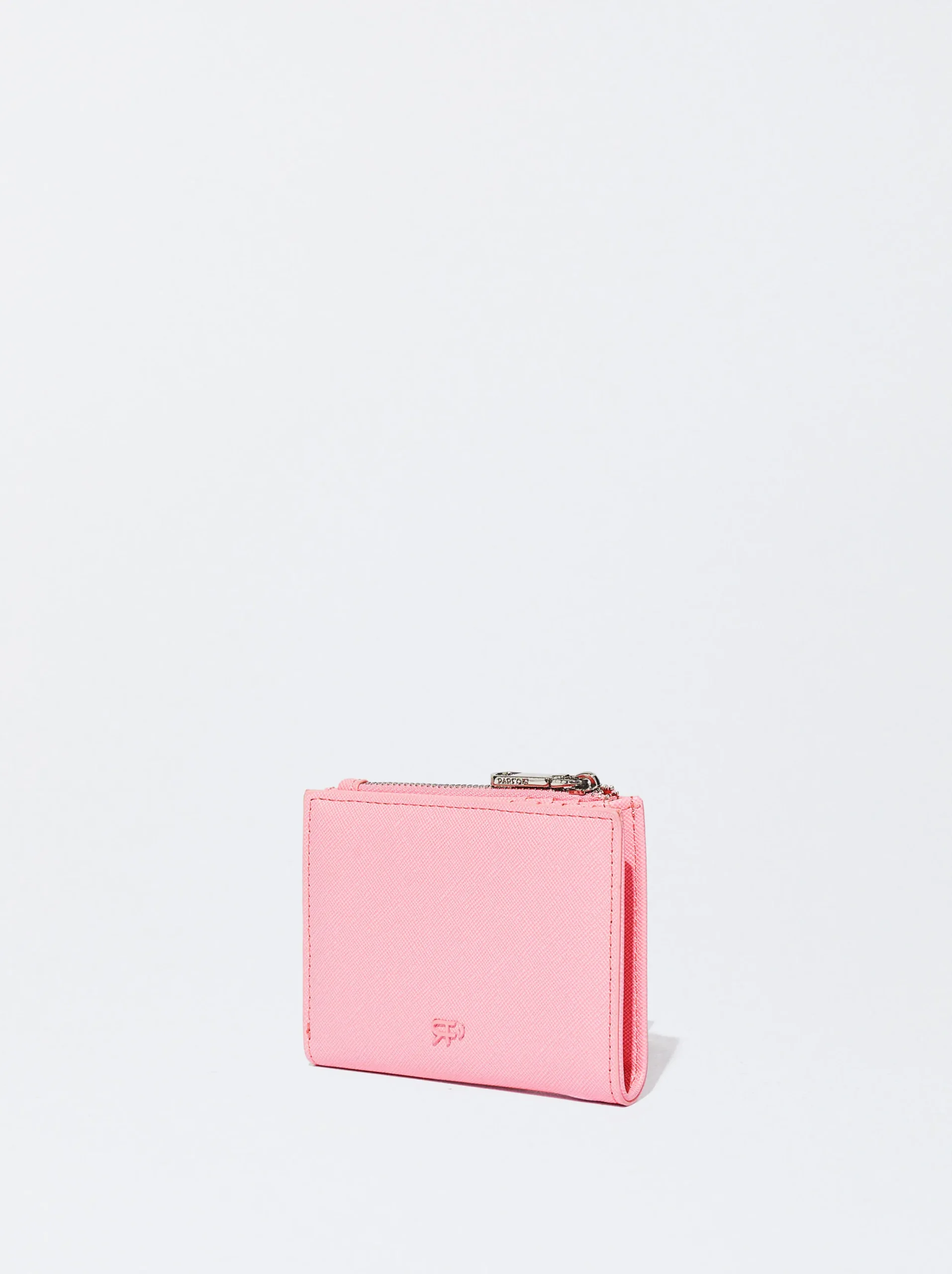 PARFOIS Monedero Con Cremallera Rosa Shop
