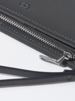 PARFOIS Monedero Con Cremallera Negro Cheap