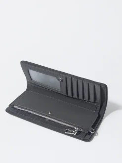 PARFOIS Monedero Con Cremallera Negro Cheap