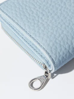 PARFOIS Monedero Con Cremallera Azul Cheap