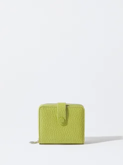 PARFOIS Monedero Con Cremallera Amarillo Store