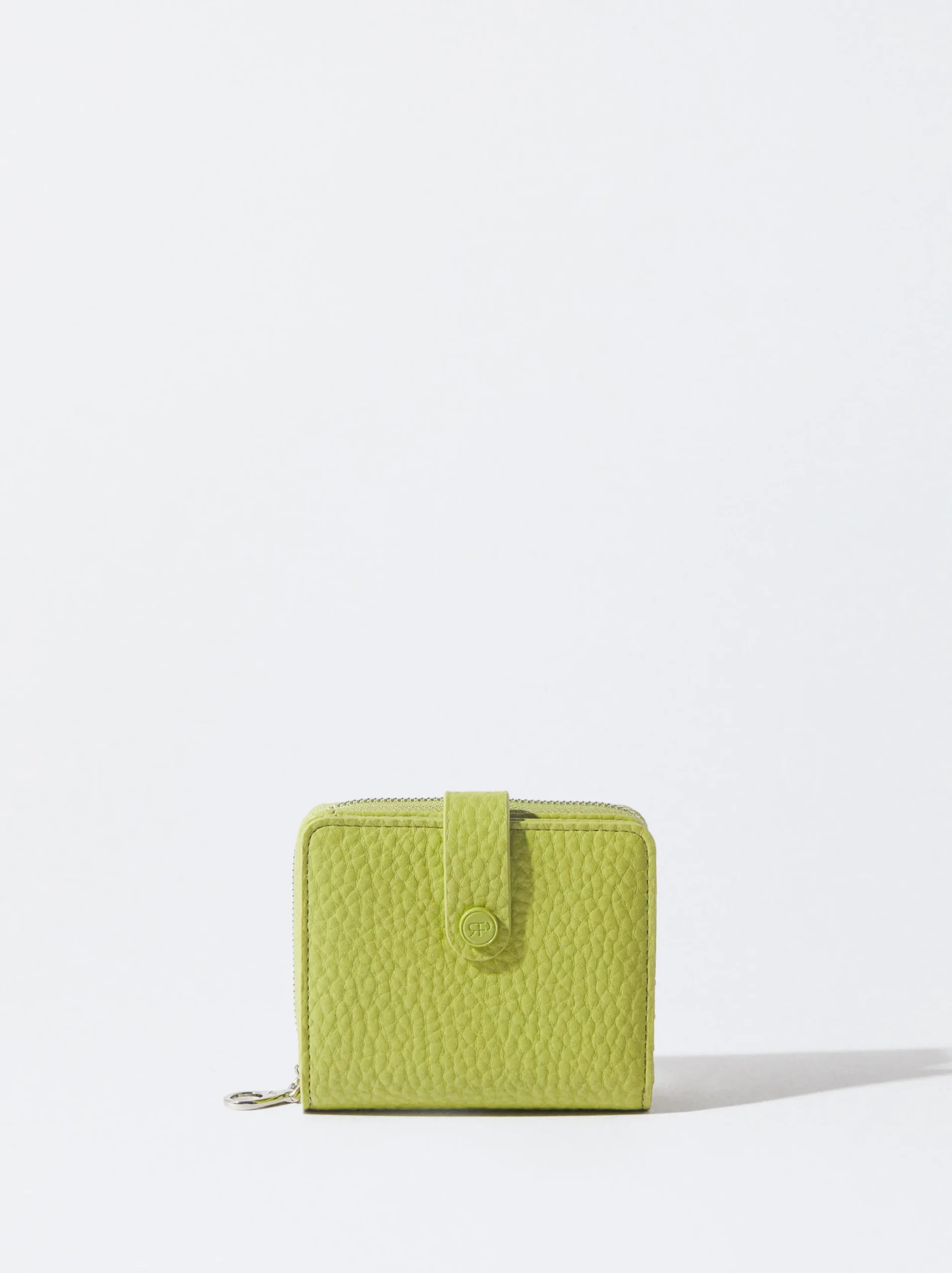 PARFOIS Monedero Con Cremallera Amarillo Store