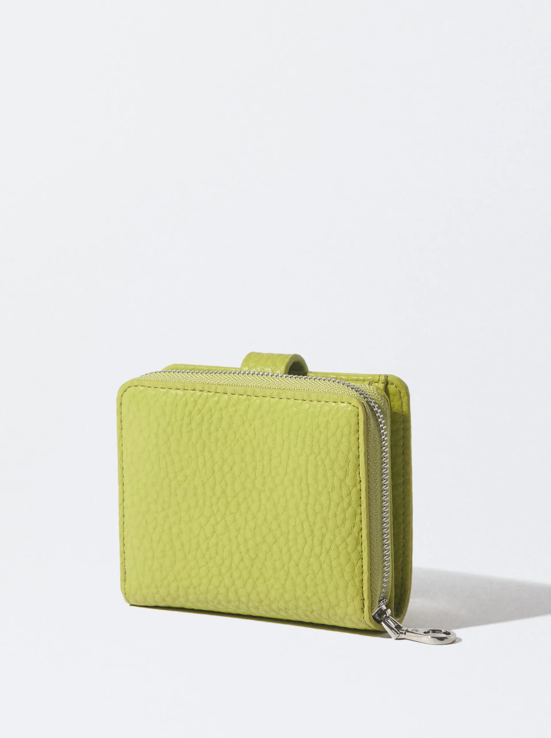 PARFOIS Monedero Con Cremallera Amarillo Store