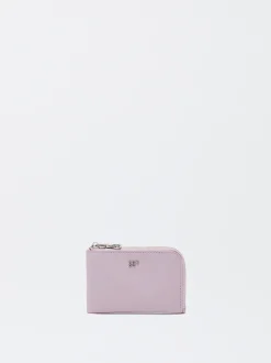 PARFOIS Monedero Con Tarjetero Violeta Cheap