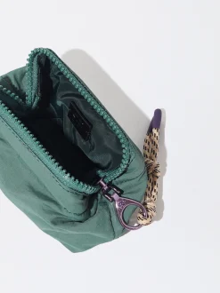 PARFOIS Monedero De Nylon Rosa Fashion