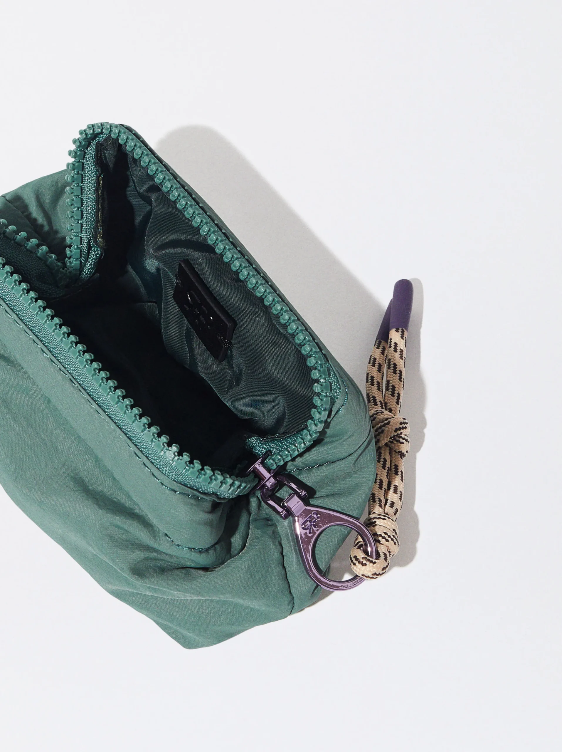PARFOIS Monedero De Nylon Rosa Fashion