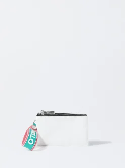 PARFOIS Monedero De Nylon Bicolor Blanco Discount