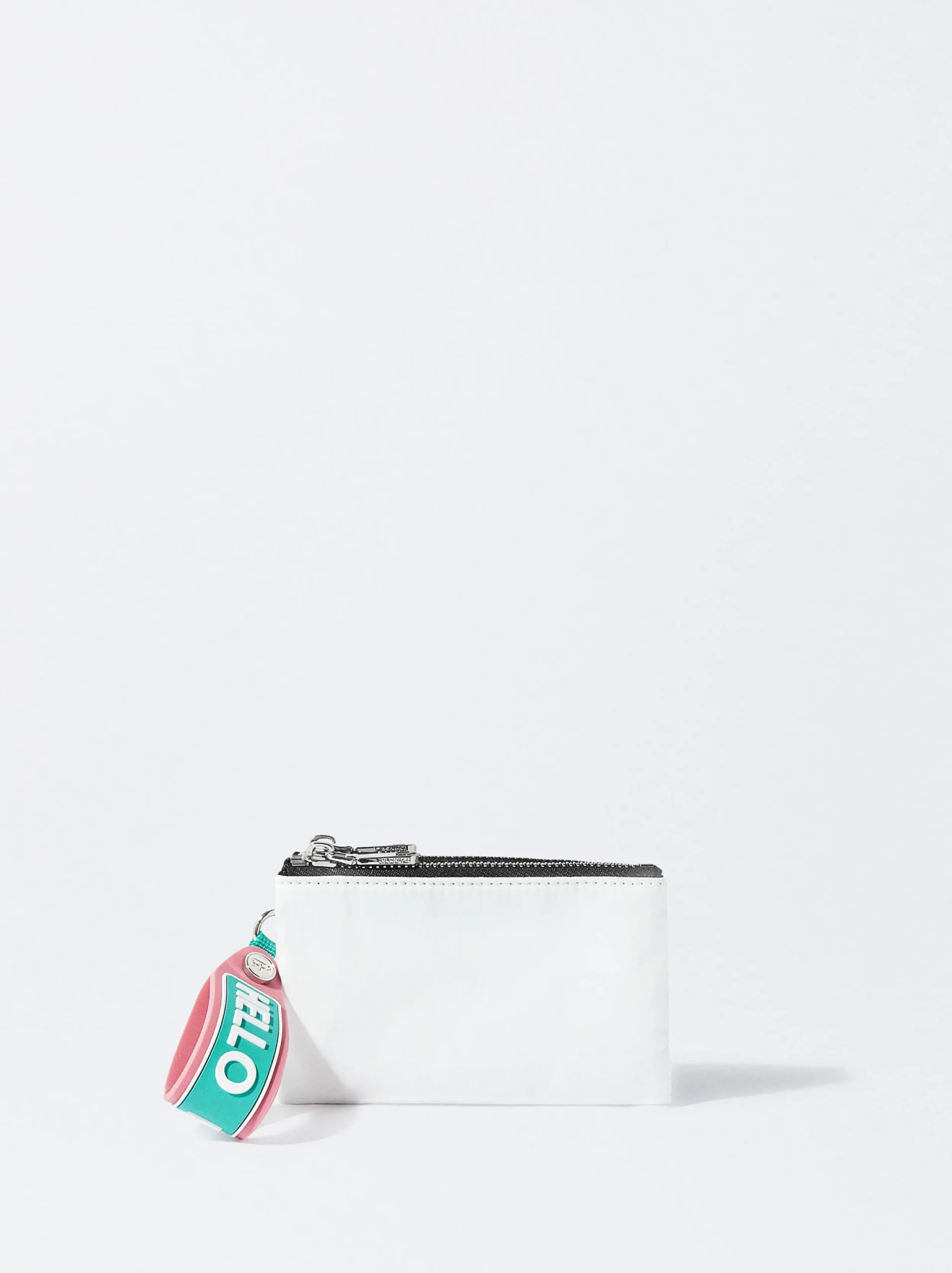 PARFOIS Monedero De Nylon Bicolor Blanco Discount