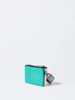 PARFOIS Monedero De Nylon Bicolor Blanco Discount