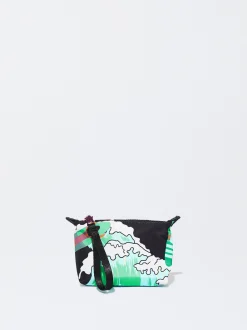 PARFOIS Monedero De Nylon Estampado Multicor Sale