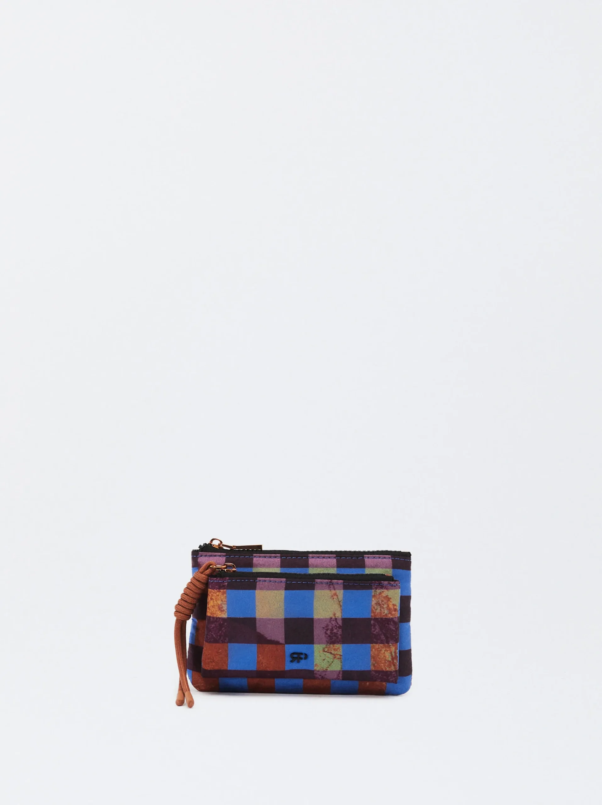 PARFOIS Monedero De Nylon Estampado Burdeos Best Sale