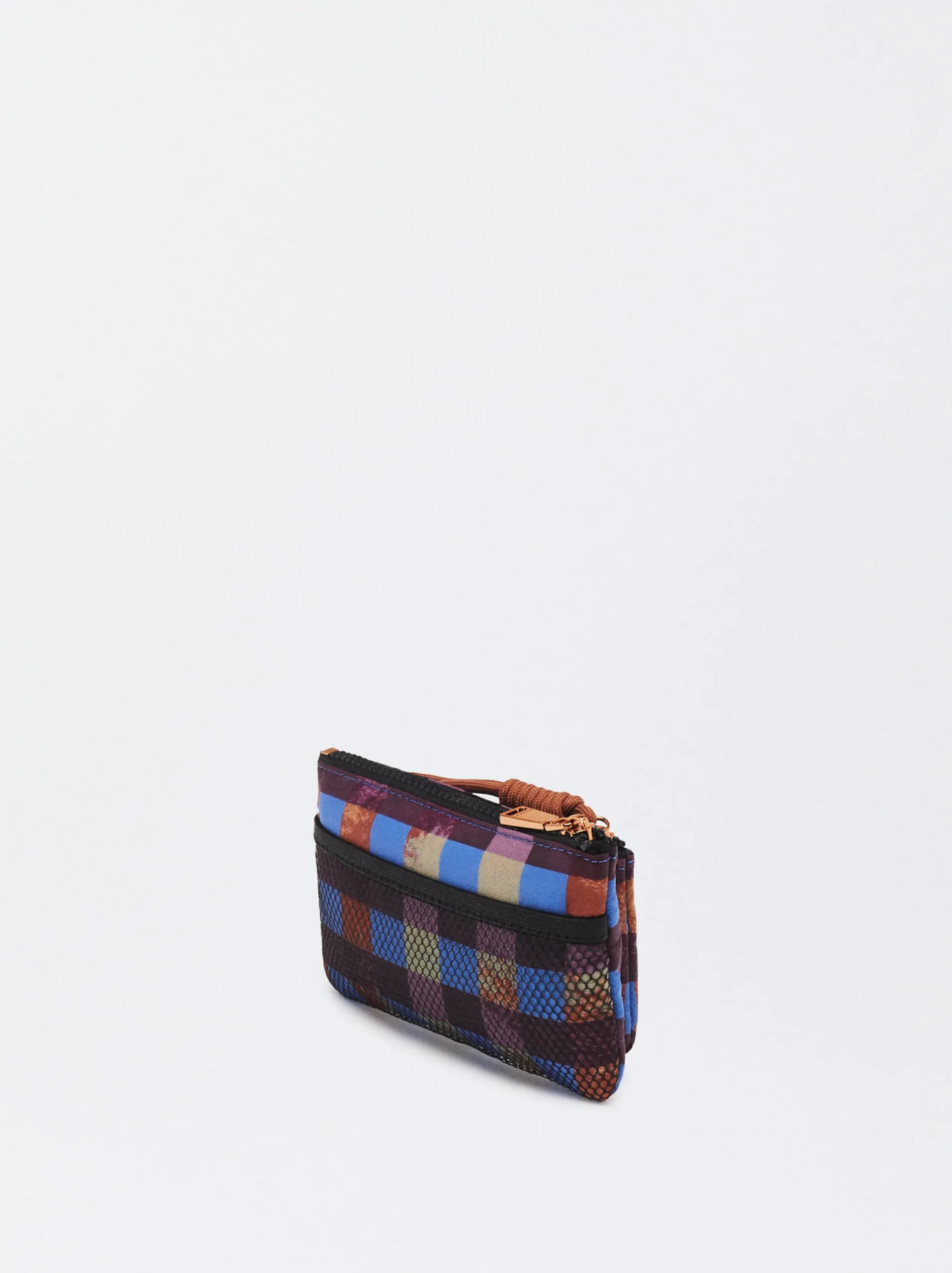 PARFOIS Monedero De Nylon Estampado Burdeos Best Sale