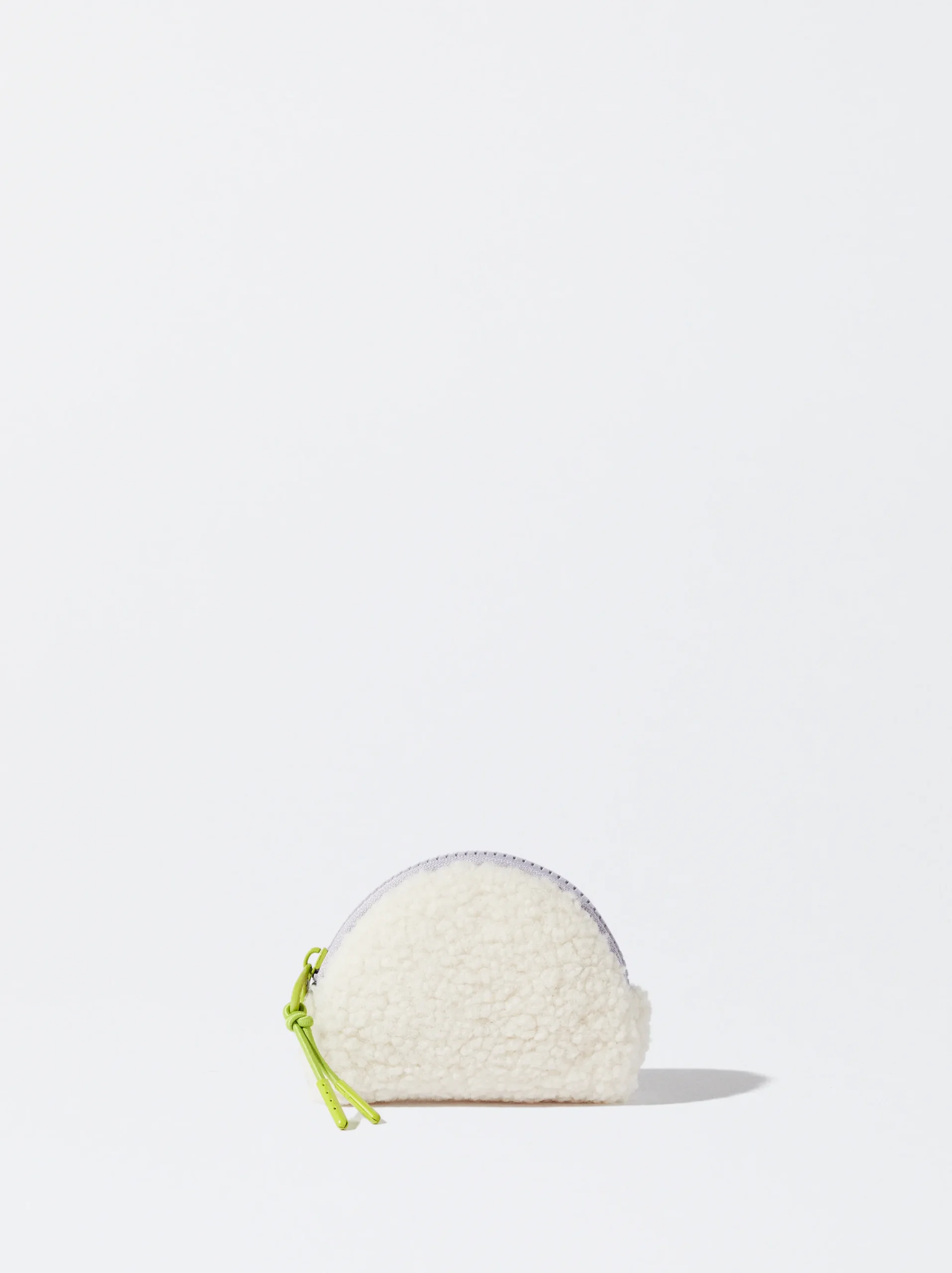 PARFOIS Monedero Efecto Pelo Blanco Cheap