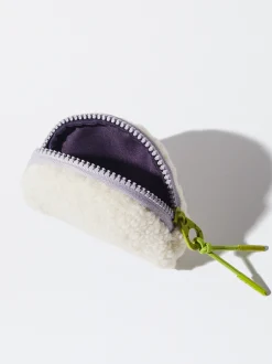 PARFOIS Monedero Efecto Pelo Blanco Cheap