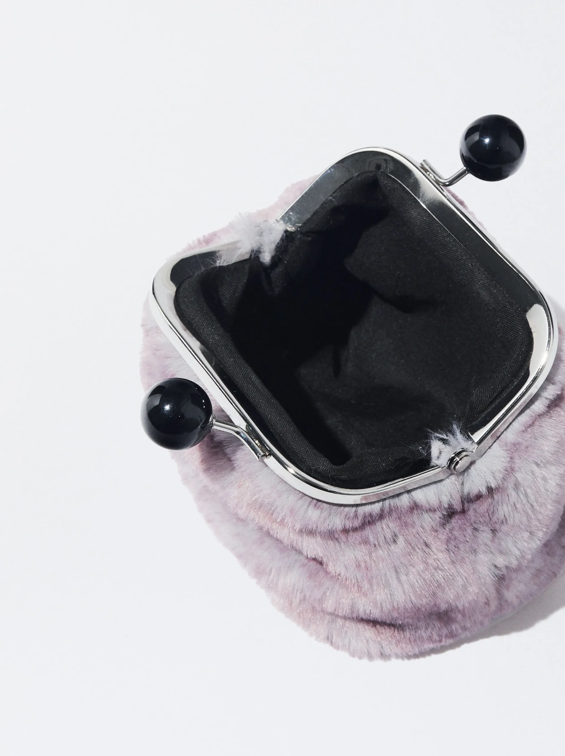 PARFOIS Monedero Efecto Pelo Violeta Cheap