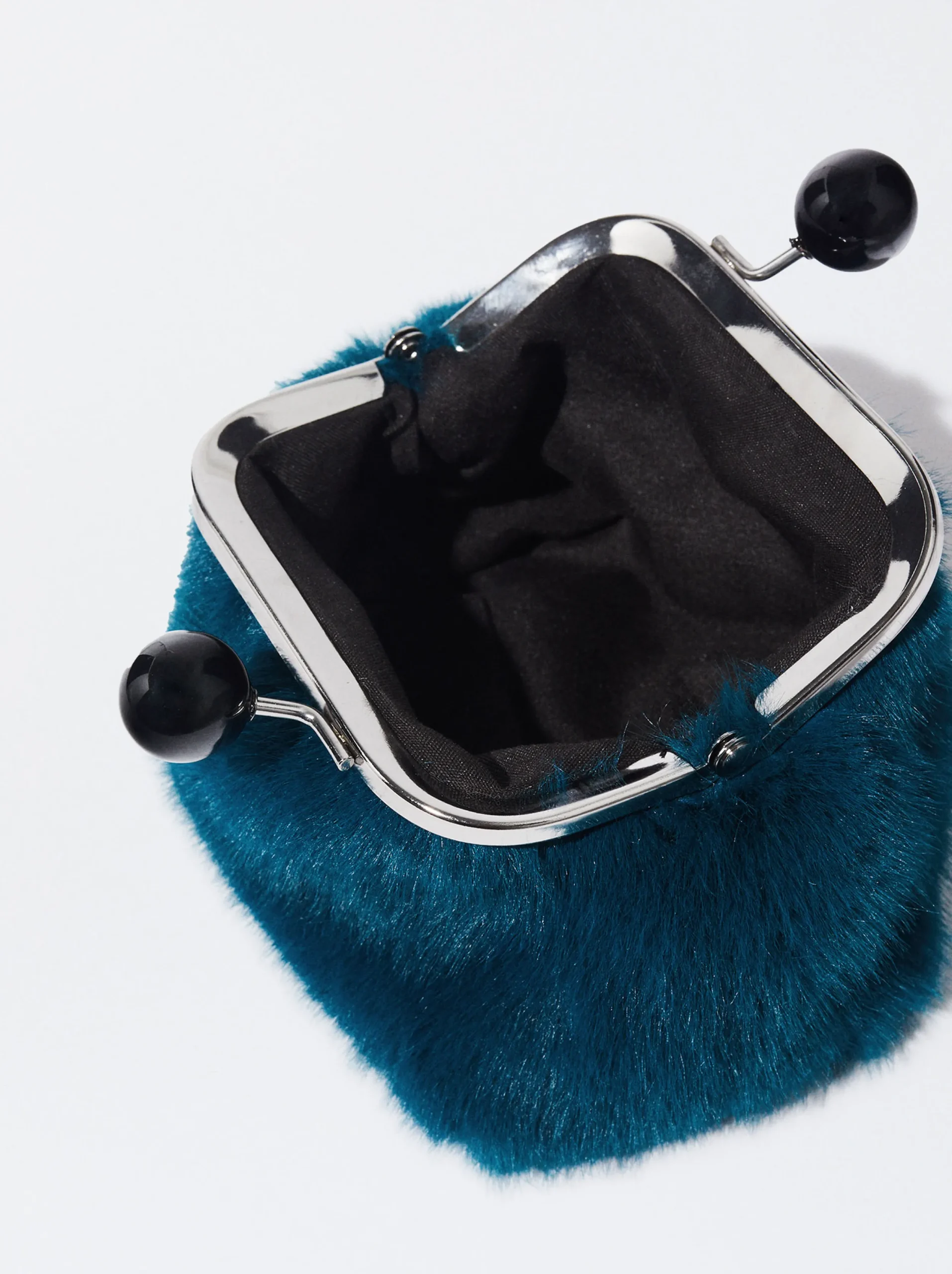 PARFOIS Monedero Efecto Pelo Azul Hot