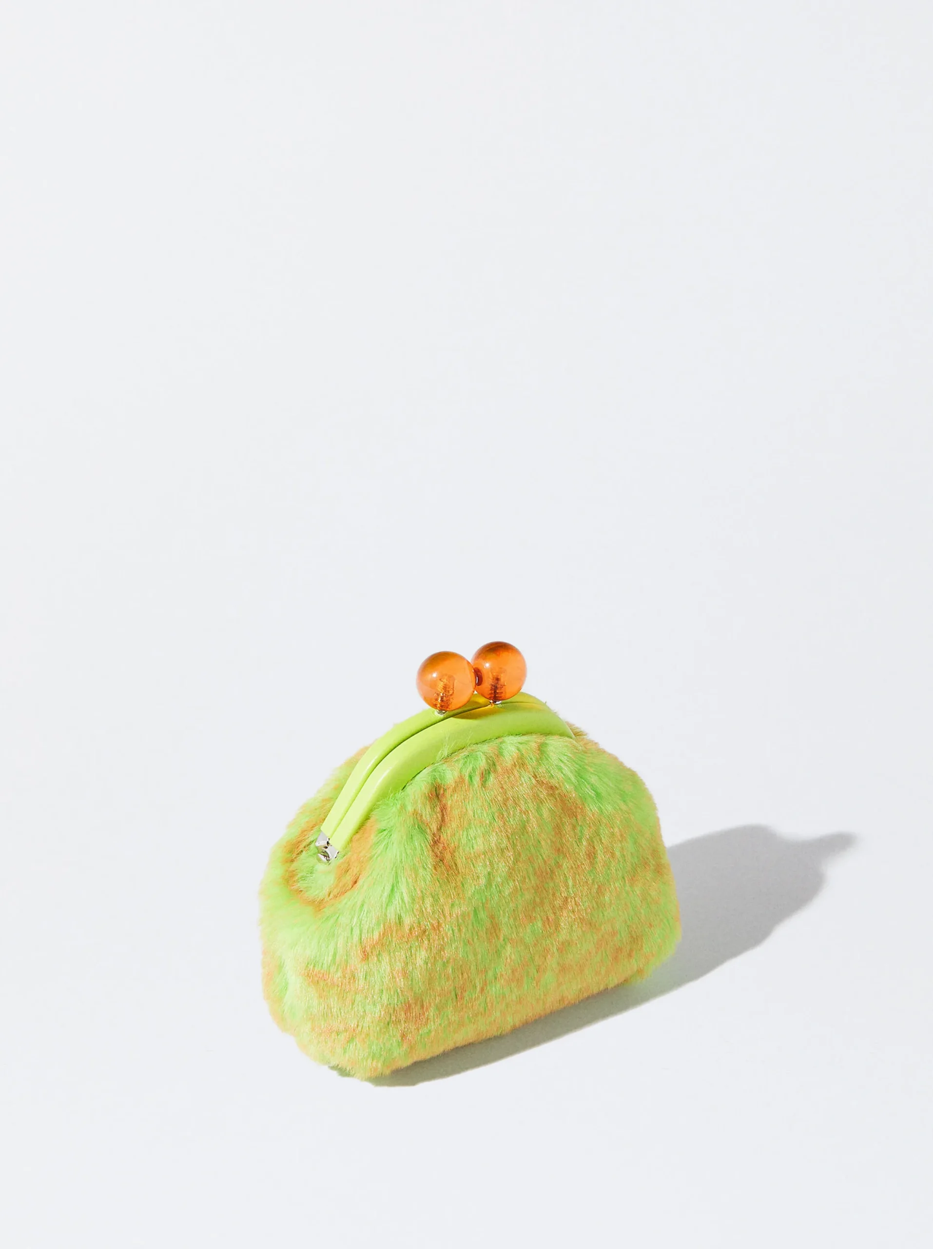 PARFOIS Monedero Efecto Pelo Verde Flash Sale