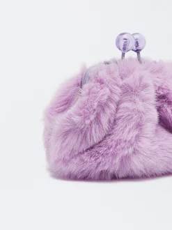 PARFOIS Monedero En Pelo Rosa Cheap