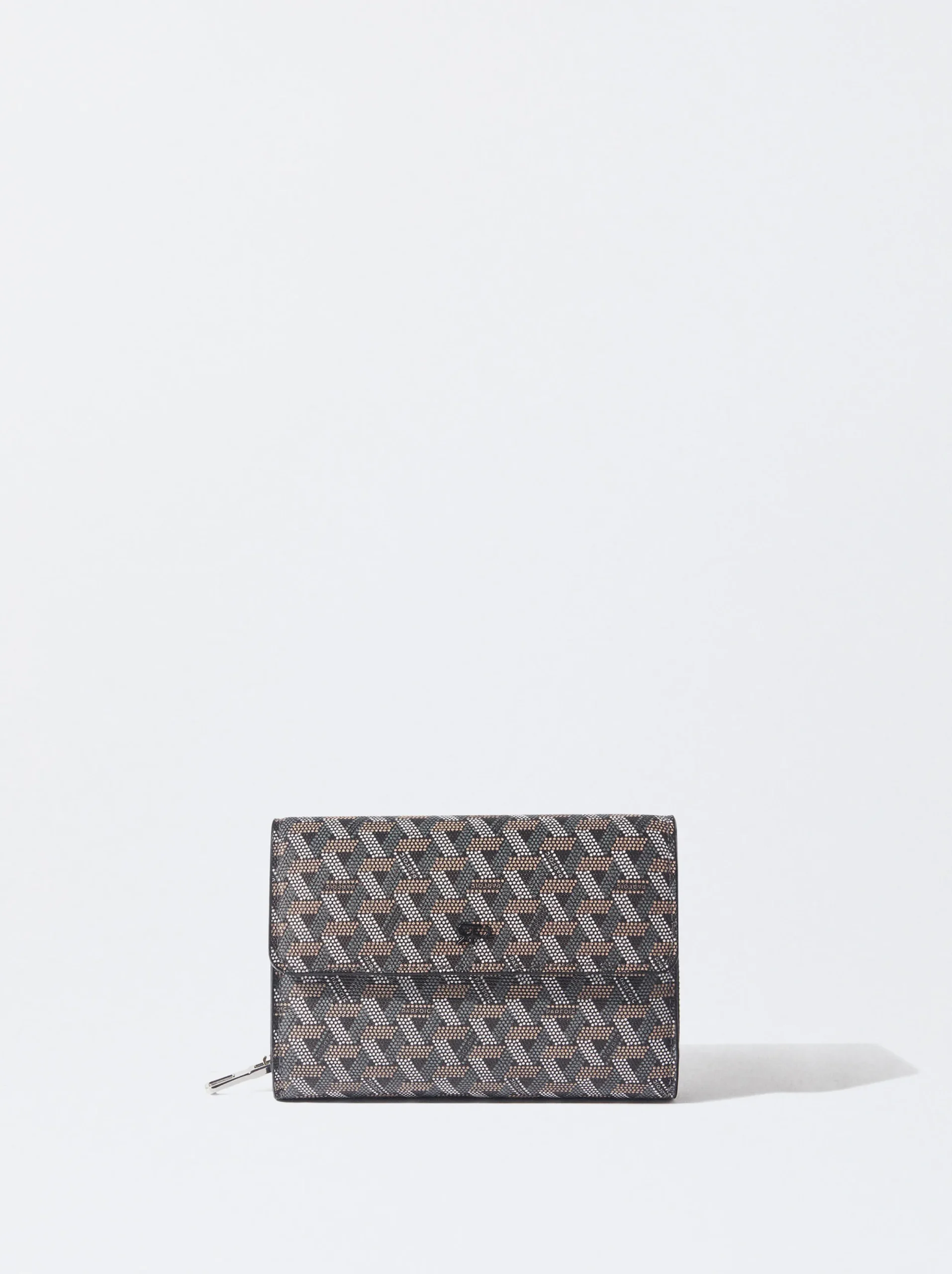 PARFOIS Monedero Estampado Negro Outlet