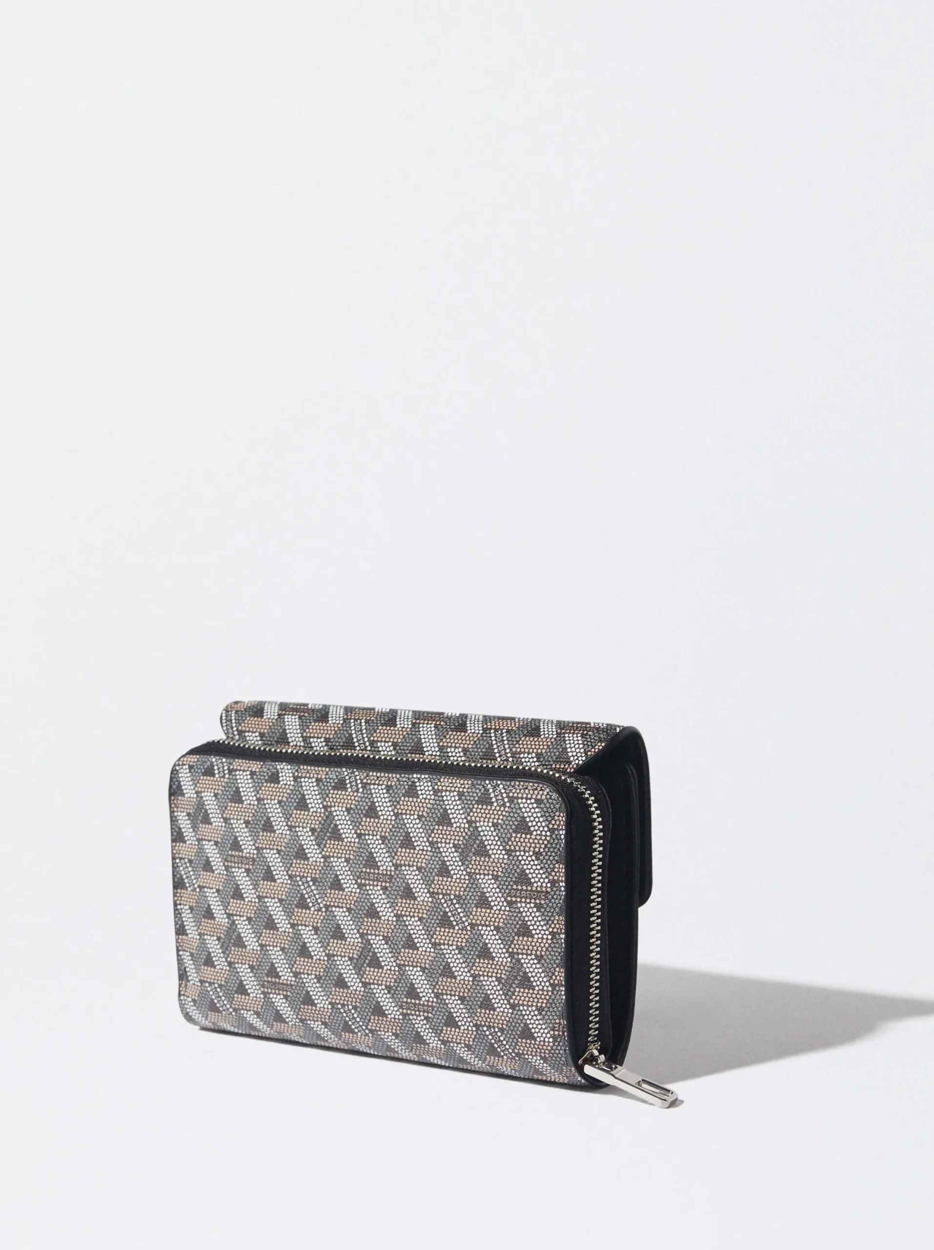 PARFOIS Monedero Estampado Negro Outlet