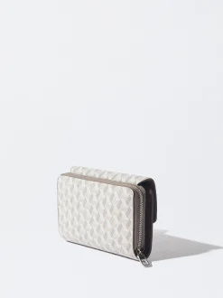 PARFOIS Monedero Estampado Crudo Best Sale